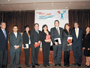 Empresas ganadoras en la VI Edición del Premio Perú 2021.