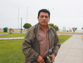 Pepe Julio Gutiérrez Zevallos, presidente del Frente Amplio de Defensa del Valle de Tambo.