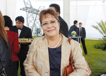 Yolanda Laumer, directora de la Minera San Pedro de Corongo