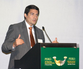 Diego Ortega, vicepresidente de Desarrollo Sustentable de Proyectos de exploración de Goldfields