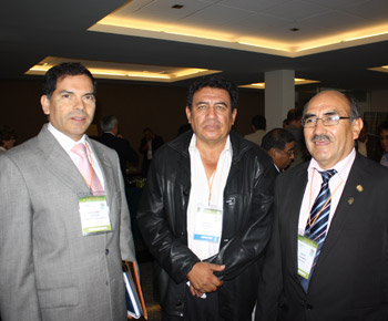 Guillermo Vidalón, Pepe Julio Gutierrez y Jorge Huamán