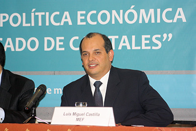 Ministro de Economía y Finanzas, Luis Miguel Castilla