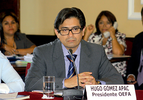 Hugo Ramírez Gómez, presidente de la OEFA.