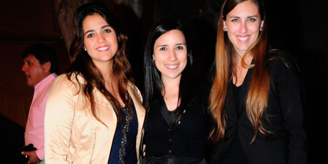 Rossana Salcedo, Mariana Torres y Pierina Toce