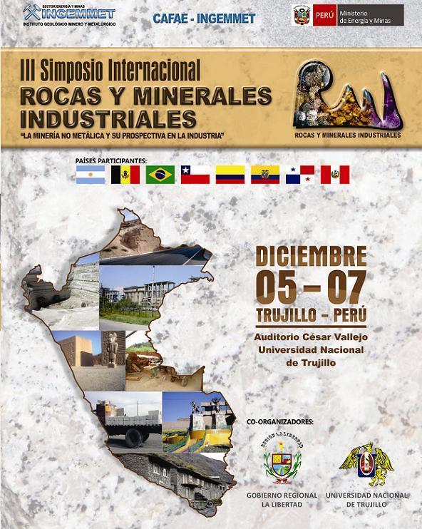 III SIMPOSIO INTERNACIONAL ROCAS Y MINERALES INDUSTRIALES