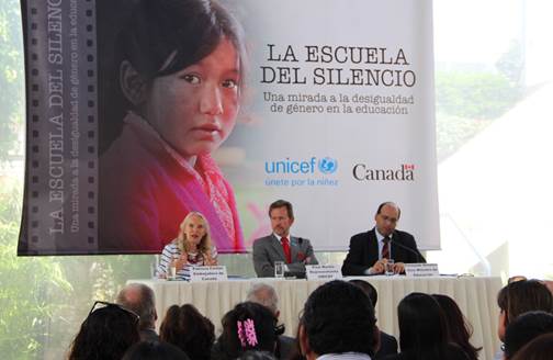 Canadá y UNICEF impulsan igualdad de género en educación