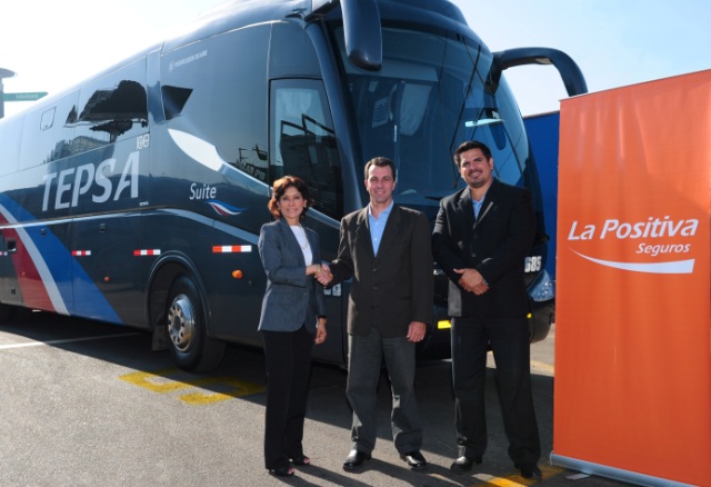Tepsa y La Positiva lanzan el primer seguro con asistencia  para pasajeros de buses interprovinciales