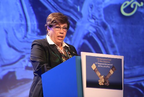 Eva Arias, presidenta de la Sociedad Nacional de Minería, Petróleo y Energía (SNMPE). (Foto: Andina)