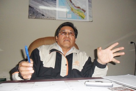 Marcelino Marca Flor, director regional de Energía y Minas en Tacna.