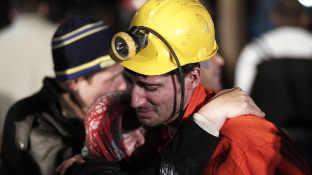 Las tareas de rescate continúan en la mina de carbón de Manisa, en Turquía. (Reuters)