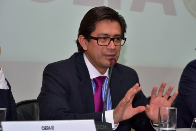 Hugo Gómez Apac, presidente del Consejo Directivo del OEFA