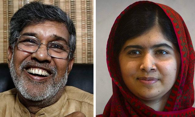 Malala Yousafzai (India) y Kailash Satyarthi (Pakistán) pertenecen a países cuya historia se ha visto marcada por conflictos mutuos. Fotos: Reuters.