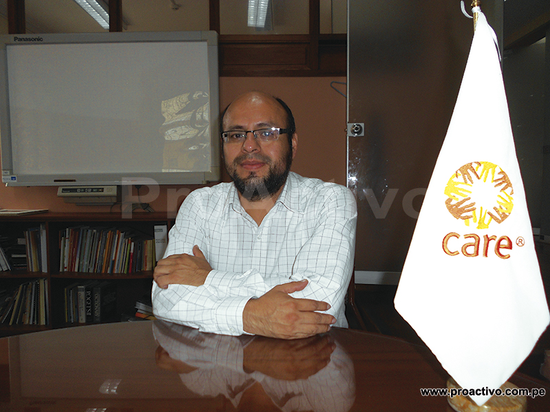 Omar Varillas, coordinador de diálogo en industrias extractivas de CARE 