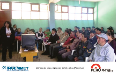 INGEMMET capacitó a estudiantes en Apurímac por el día del trabajador minero