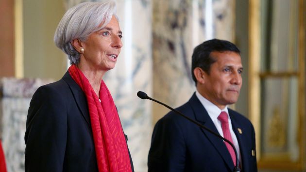 Christine Lagarde, directora del FMI (Foto: Perú 21)