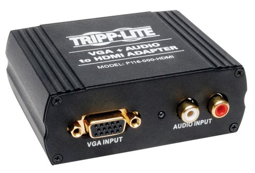 Tripp Lite - Adaptador VGA-HDMI - P116000HDMI-FRONT-L