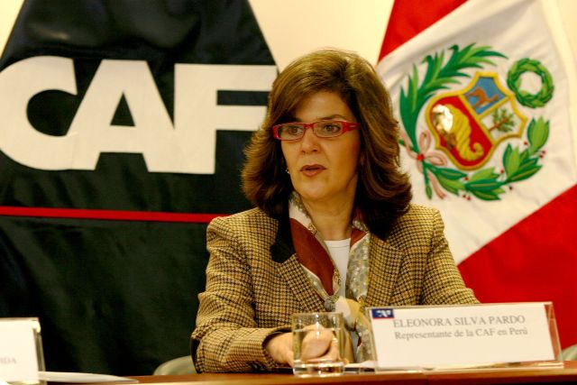 Representante de la CAF en el Perú, Eleonora Silva. (Foto: ANDINA)