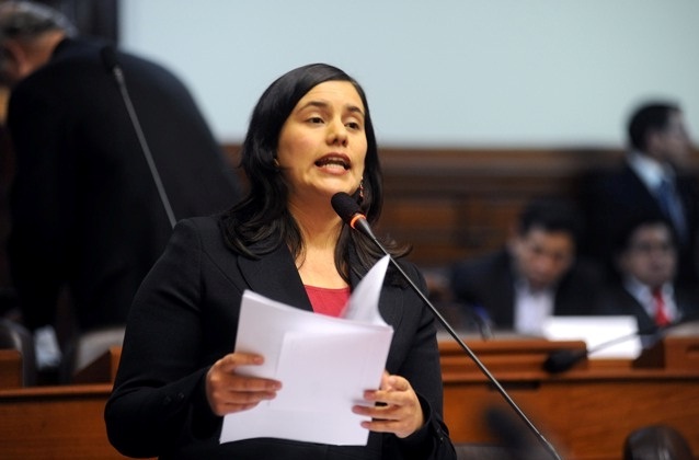 Congresista Verónica Mendoza 