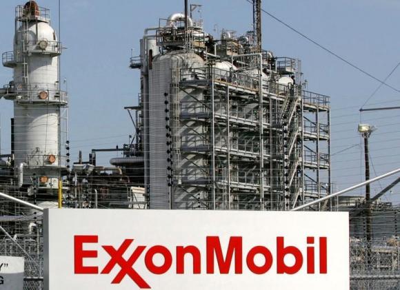 A view of the Exxon Mobil refinery in Baytown, Texas
