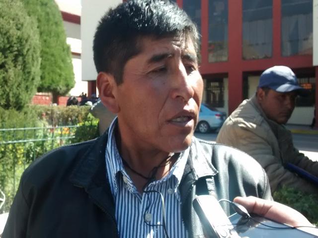 El presidente del Comité de Defensa de los Recursos Naturales de los aymaras, Ermes Cauna Morales(Foto: RPP)