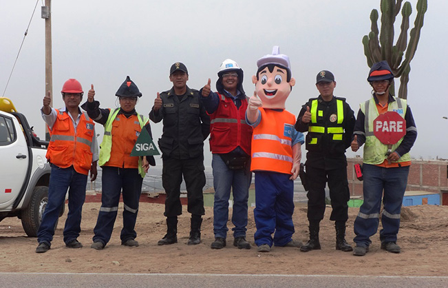 Consorcio Sade-Cosapi inicia nueva campaña de seguridad vial para reducir los accidentes de tránsito en Pachacútec