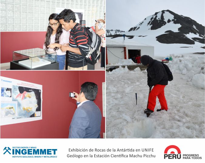 INGEMMET realizará exhibición antártica en el Museo de Minerales Andrés del Castillo