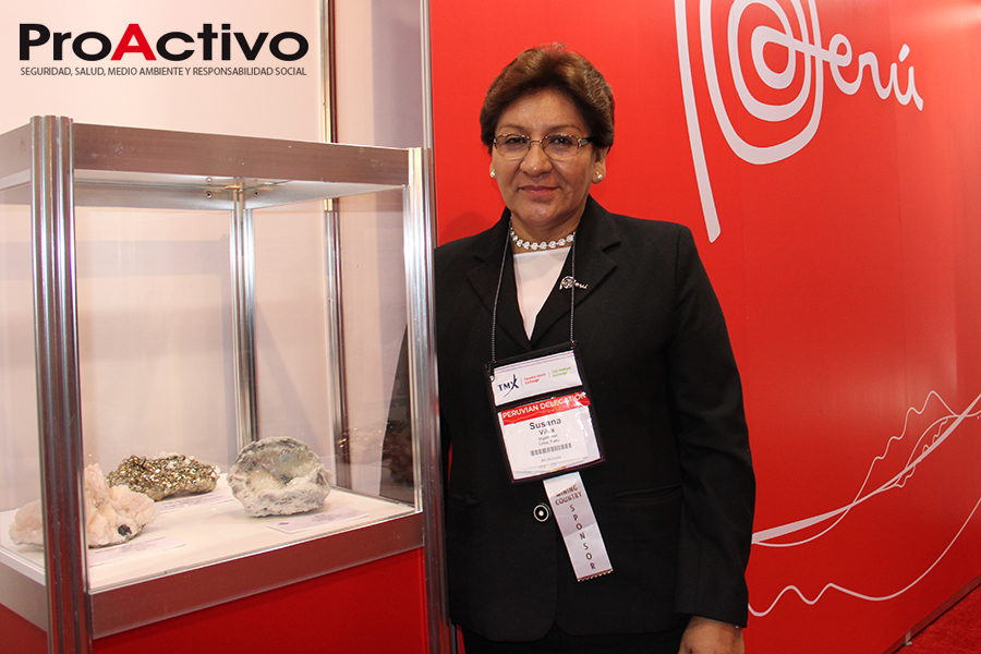 Susana Vilca, presidenta del INGEMMET (Foto: ProActivo).