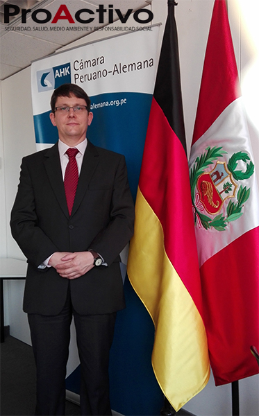 Dr. Jan Patrick Häntsche, gerente de Comercio Exterior, Innovación y Tecnología de la Cámara de Comercio e Industria  Peruano-Alemana (Foto: ProActivo).