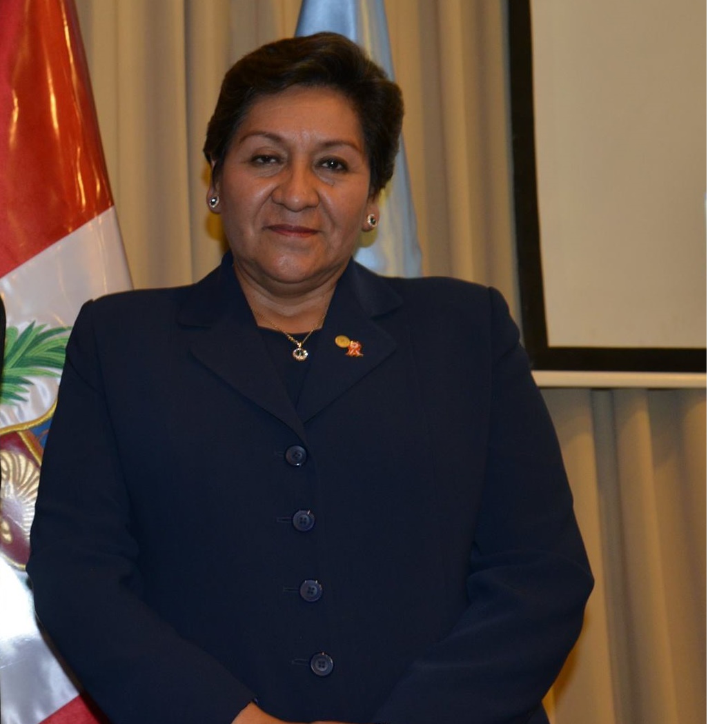 Presidenta del INGEMMET Susana Vilca