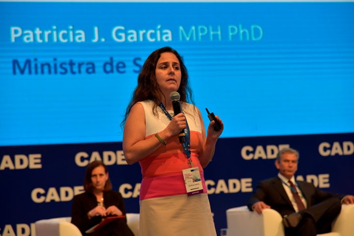 Patricia García, Ministra de Salud / Foto: CADE