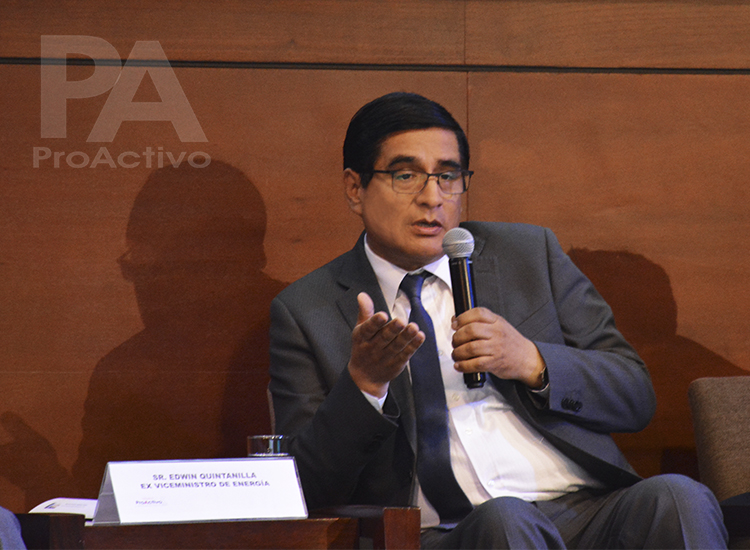 Edwin Quintanilla, Ex Viceministro de Energía