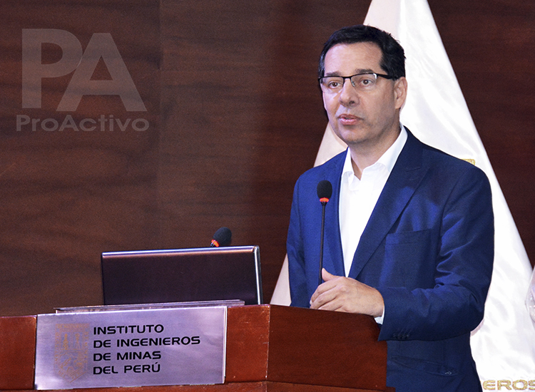 Jaime Gálvez Delgado, Director General de la Dirección General de Promoción y Sostenibilidad Minera del Ministerio de Energía y Minas.