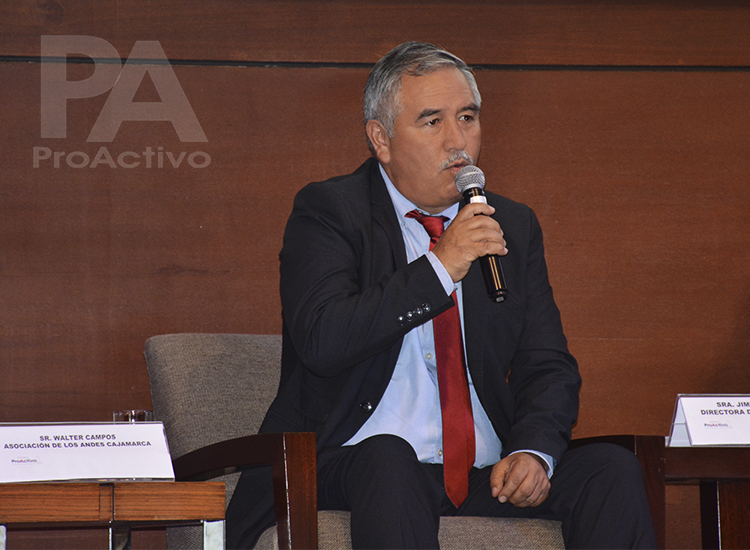 Walter Campos, Gerente del Programa de Agua e Infraestructura para el desarrollo de Asociación los Andes de Cajamarca – ALAC.