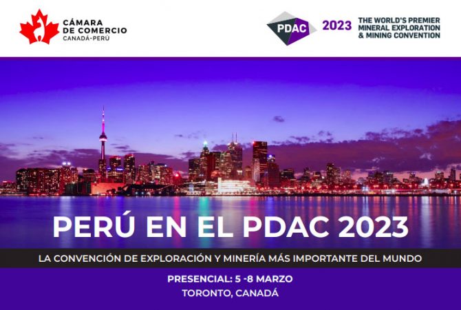 Sé parte de la delegación peruana en el próximo PDAC 2023