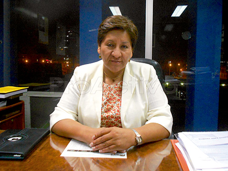 Susana Vilca, presidenta del Ingemmet.