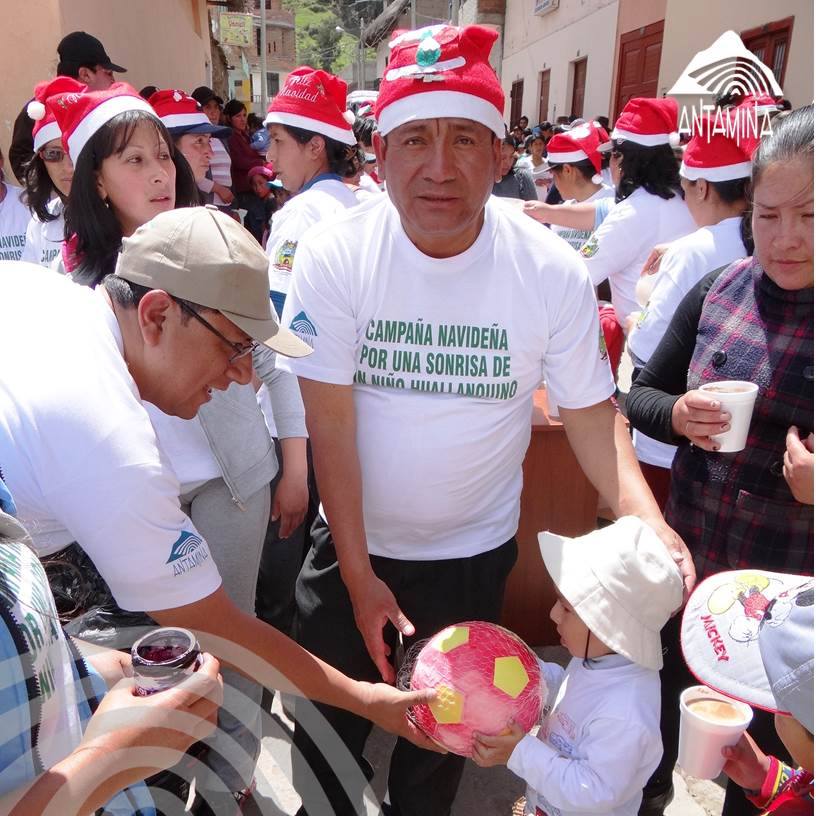 ANTAMINA festeja el fin de año con más de 11,000 niños, sus padres y profesores de las comunidades de San Marcos, Huallanca y el Valle Fortaleza