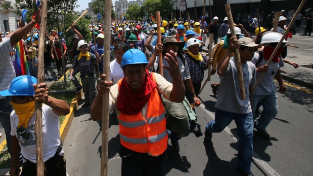 Los 24 mineros detenidos pasaron a Seguridad del Estado