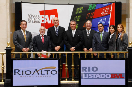 Rio Alto contempla comprar proyectos de oro en el norte