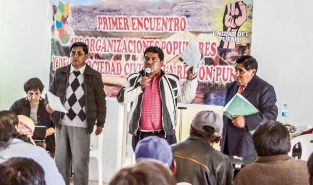 Paro por ramal de Gasoducto Sur Peruano sin consenso en Puno