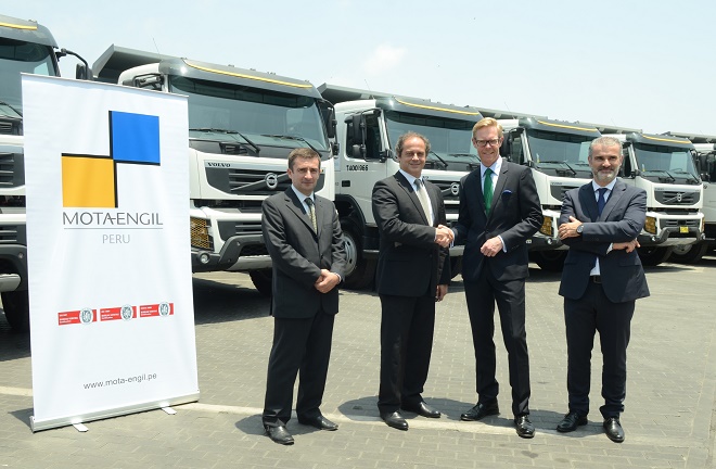 Mota-Engil Perú invierte más de 7 millones de dólares en nueva flota de camiones