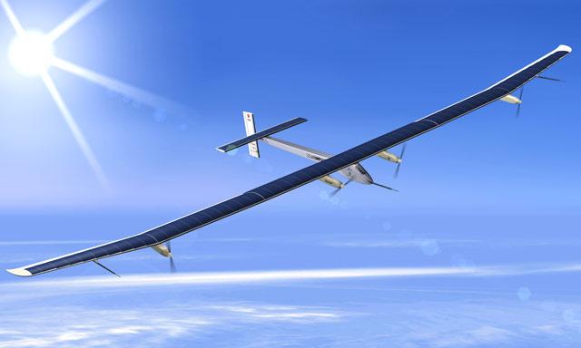Este avión solar dará la vuelta al mundo