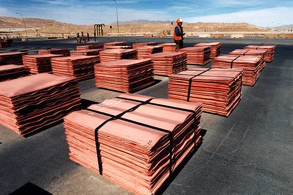 Más del 80% de la producción de cobre del país se concentró en seis departamentos en junio