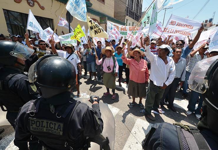 Arequipa: Hoy acatan paro regional contra #TiaMaria
