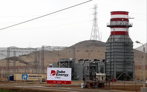 Duke Energy vendería sus centrales en Perú y Chile en en solo paquete