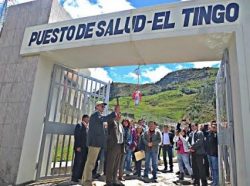 Minera Coimolache: con autoridades locales y comunidad de El Tingo inauguran centro médico