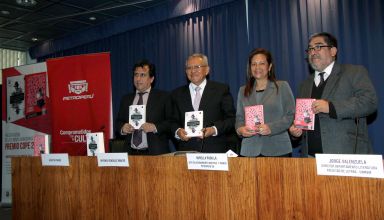 Destacados hombres de letras presentan libros ganadores del premio Copé