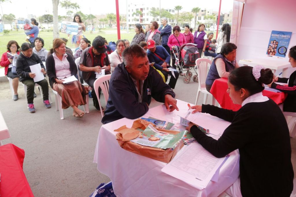 Campaña de prevención contra la Diabetes logra más de 1,500 atenciones en Los Olivos