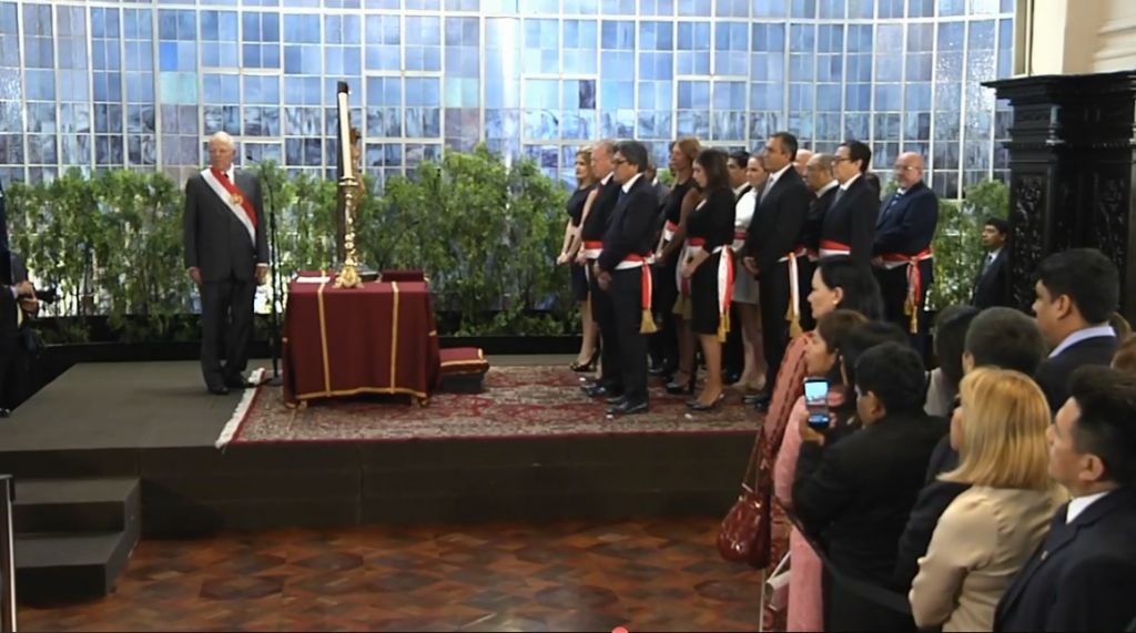Siga en vivo la juramentación del nuevo Gabinete Ministerial