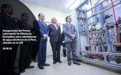 MEM inaugura primer laboratorio de eficiencia energética de calentadores de agua eléctricos en el Perú