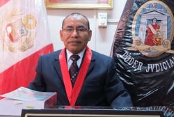 Adolfo Nicolás Cayra Quispe, presidente de la Corte Superior de Madre de